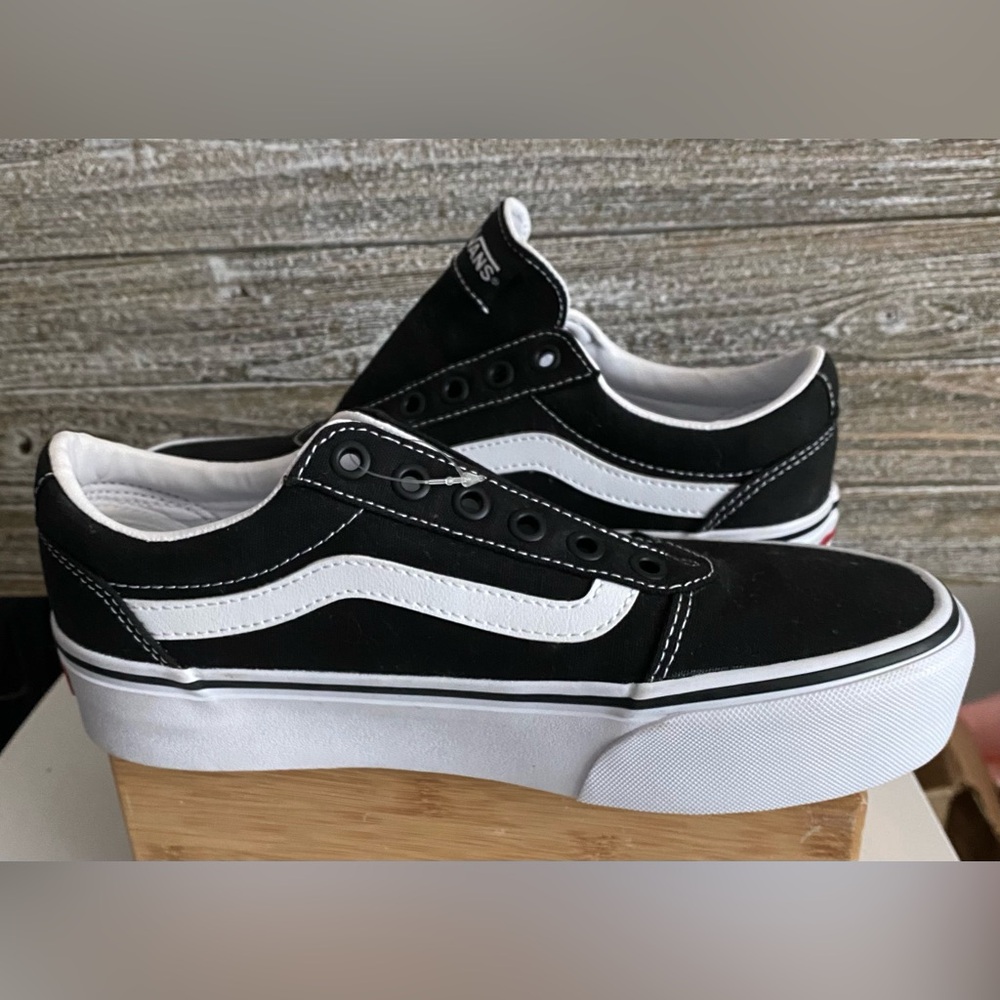 Vans Canvas New Old Skool Size 7.5 - image 5